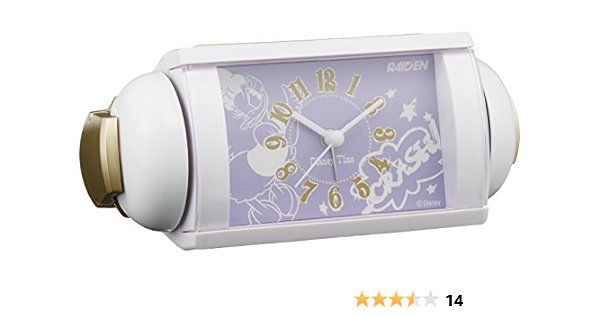 Amazon Co Jp セイコー クロック 目覚まし時計 デイジーダック アナログ 大音量 ベル音 ミッキー フレンズ Disney Time ディズニータイム Raiden ライデン 白 Fd465w Seiko ホーム キッチン