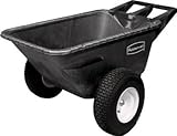 [T-8194214]ラバーメイド　ＨＤビッグホイールカート　ブラック 56421007