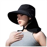 [Caqnni] 帽子 レディース 日焼け防止 キャップ uvカット 接触冷感 遮光日除け帽子 レディース 大きいサイズ 帽子 軽量 小顔効