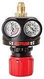 Victor Technologies 0781-5132 ESS4-15-510 High Capacity Single Stage Acetylene Regulator, 2-15 psig 
