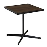 arne ダイニングテーブル 2人用 机 角型 高さ約70cm カフェテーブル 60TD ダークブラウン