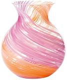 アデリア 津軽びいどろ 花しずく ブーケポット ピンク F-71439