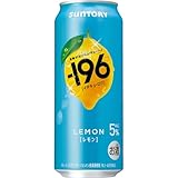 -196 レモン 500ml 24本 【果物のようなみずみずしい味わい】[ サントリー チューハイ ] イチキューロク