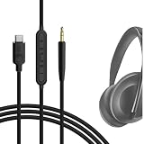 Geekria ケーブル USB-C Digital to Audio 互換性 オーディオコード ボーズ Bose 700, NC700, NCH700 ヘッドホンケーブル、Type-C に適合する インラインマイクと音量コントロール 1.2m