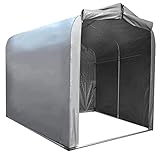 PGL サイクルポート サイクルハウス サイクルガレージ 自転車倉庫 自転車置き場 自転車用ガレージ 3台用 1.57x1.65x2.2m