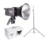 Aputure Amaran 200X LEDビデオライト+2.8m スタンド, 250W 撮影用ライト 2700k-6500k CRI95 Bowensマウント，YouTube ビデオ録画、結婚式、屋外撮影、ポートレート、ビデオ撮影、インタビューに適う