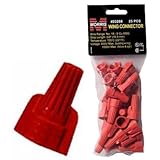 Morris 23286 Wing Twisted Connector Number-18 Thru 8 AWG Wire Range, Red, 25-Pack [並行輸入品]