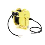 KH Industries RTF Series ReelTuff Industrial Grade Retractable Power Cord Reel 12/4 SOOW Cable 16 Am