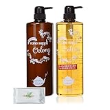 サニープレイス ナノサプリ クレンジングシャンプー&エッセンストリートメント 各1000mL セット おまけ付 (シャンプー1000mL&トリートメント1000mL) (ウーロン)