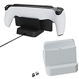 Playstation Portal 対応 充電器 ポータブル充電ドックステーション/タイプCプラグと急速充電ケーブル付き (White)