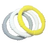 Teething Ring - mooi baby - Baby Teething Rings - UNISEX Baby Teether - 100% Silicone Infant Teether