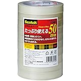 3M スコッチ 透明テープ 10巻パック 15mm×50m 大巻 500-3-15-10P