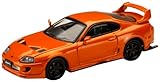 HJ64 1/64 トヨタ スープラ (JZA80) JDM カスタムバージョン オレンジメタリック 完成品