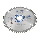 Fenteer スリッターブレード　円形の鋸カッター 　高速度鋼切削ディスク　200mm　60 ATB　DIY回転工具　高性能　切断用