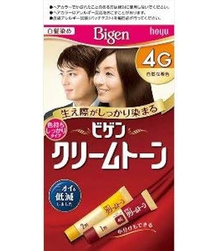 Amazon | ホーユー ビゲン クリームトーン 4G (自然な栗色) 1剤40g+2剤