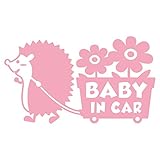 imoninn BABY in car ステッカー　【パッケージ版】　No.62　花屋のハリさん　（ピンク色）