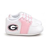 Future Tailgater Georgia Bulldogs pre-walkerベビー靴 – ピンクトリム