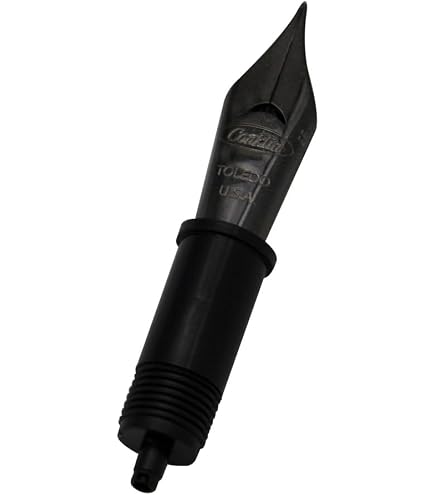 MONTEVERDE #6 JoWo Edelstahlfeder Extrafein (schwarz) – Für Füller, 0,65 Mm Strichstärke