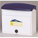 メイワ　カラフルポスト　MTS-77L　【郵便ポスト】 ブルー