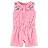 Carter's(カーターズ) ネオンフローラルエンブロイダードロンパース ピンク ロンパース半袖 18ヶ月【並行輸入】