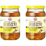 【オットギ】蜂蜜生姜茶500gX2本　瓶入り　韓国お茶　ショウガ　はちみつ　お土産