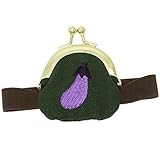 なす[小銭入れ]ゴムバンド付きまめがま/ものこまちシリーズ インバウンド