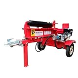 【完成セット品】 HAIGE 薪割り機 粉砕力36トン エンジン 270cc 9馬力 オートリターン機能 縦横兼用 HG-MWR36T-R