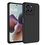 対応 Moto G66J / G56 5G ケース マットブラック【柔軟性 TPU素材】Moto G66J / G66Y / G56 5Gカバー 超薄型 軽量擦り傷防止 指紋防止 衝撃吸収 着脱簡単全面保護 携帯便利 【ストラップホール付き】