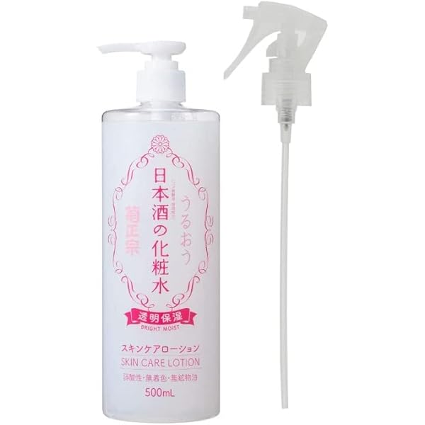Amazon | 菊正宗 日本酒の化粧水 透明保湿 500ml スプレーヘッド