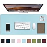 iCasso ゲーミングマウスパッド マウスパッド 大型 防水 90x40cm PUレザー 両面使用可能 大型 デスクマット おしゃれ 清潔