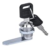 SODIAL(R) メールボックスロック家具ロックキャビネットロック 22x20MM　2キー付き ニュー