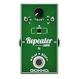 GOKKO REPEATER Looperペダル GK-27 - ライブ演奏＆練習用アンダードゥ/リドゥ機能、10分ループ時間、トゥルーバイパス、簡単オーバーダビング搭載ギタールーパーペダル