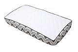 Bacati Mix and Match Zigzag Changing Pad Cover, Grey by Bacati