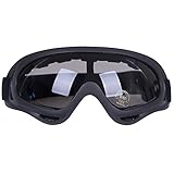 ValueHall 保護めがね　眼鏡　メガネ　バイクゴーグル スキーゴーグル オフロードゴーグル セーフティーゴーグル　眼鏡対応 PC素材 防風 防塵 ＵＶカット 反射 超軽量 耐衝撃 優れた防護性　