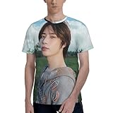 [Fasedate] 写真 Txt Beomgyu ボムギュー (16) メンズ半袖 夏服 カップルのtシャツ 半袖プリント 丸首 半袖 トップシャツ インナーシャツ ショートスリーブ クルーネックtシャツ プルオーバー トレーナー