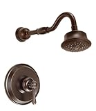 Danze d512657brt豊かさシングルハンドル圧力バランスシャワー蛇口トリムキット W 8 5/8" x D 6 7/8" x H 17" D512657BRT 1