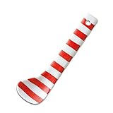 くつしたスプーン5本組　ボーダー　レッド 11191