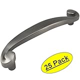 Cosmas 776 asアンティークシルバーSwirlキャビネットハードウェアハンドルプル – 3 – 3 / 4 "穴中心 – 25パック