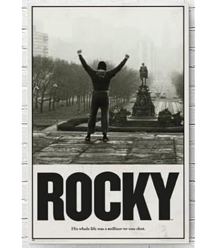 Amazon.co.jp: Buy ART FOR LESS公式ライセンス ロッキー1 映画