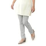 マタニティ ツイル＆デニム レギンスパンツ ギンガム サイズ：マタニティＳ