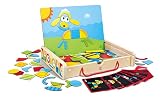 Hape(ハペ) マグネットアートセット 30×23×6cm 3才以上 木製 おままごと おもちゃ E1631