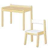 大和屋 ノスタ テーブル＆リトルチェア 2点セット ホワイト 19200102 WH