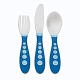 Gerber Graduates Kiddy Cutlery Set in Assorted Colors, 3-Piece Set [並行輸入品]