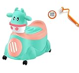 おまる 便座 子ども トイレトレーナー 子供用 赤ちゃん便器 イス型おまる おしこ ウンコ子ども便座 (緑（01）)