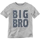 カーターズ Carter's/ ビッグブラザーグラフィックティ グレー トップス半袖Tシャツ 4歳【並行輸入】