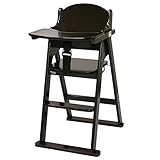 ヤトミ happiness たためる木製ハイチェアcocona ココナ ダークブラウン HW-11110-DB