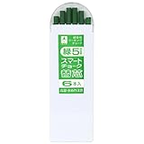 たくみ スマートチョーク 替芯 緑 5ミリ 6本入り