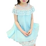 Snone子供ドレス 子供ワンピース フォーマル キッズ 女の子用 110 -160 結婚式 発表会 フォーマルドレス 衣装 シフォンドレス
