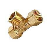 Fityle パイプ　継手　コネクタ　複合管　3ウェイ　ホース　カプラー　1/2 インチ　アダプタ　全５タイプ　　　 - タイプC