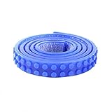 Andyshi 1 MブロックテープLego互換Building Toy子供のギフトストリップ折り曲げ可能柔軟なコーナーPrime LegoテープSticky 10色 ブルー LEGOTAPE-BLU